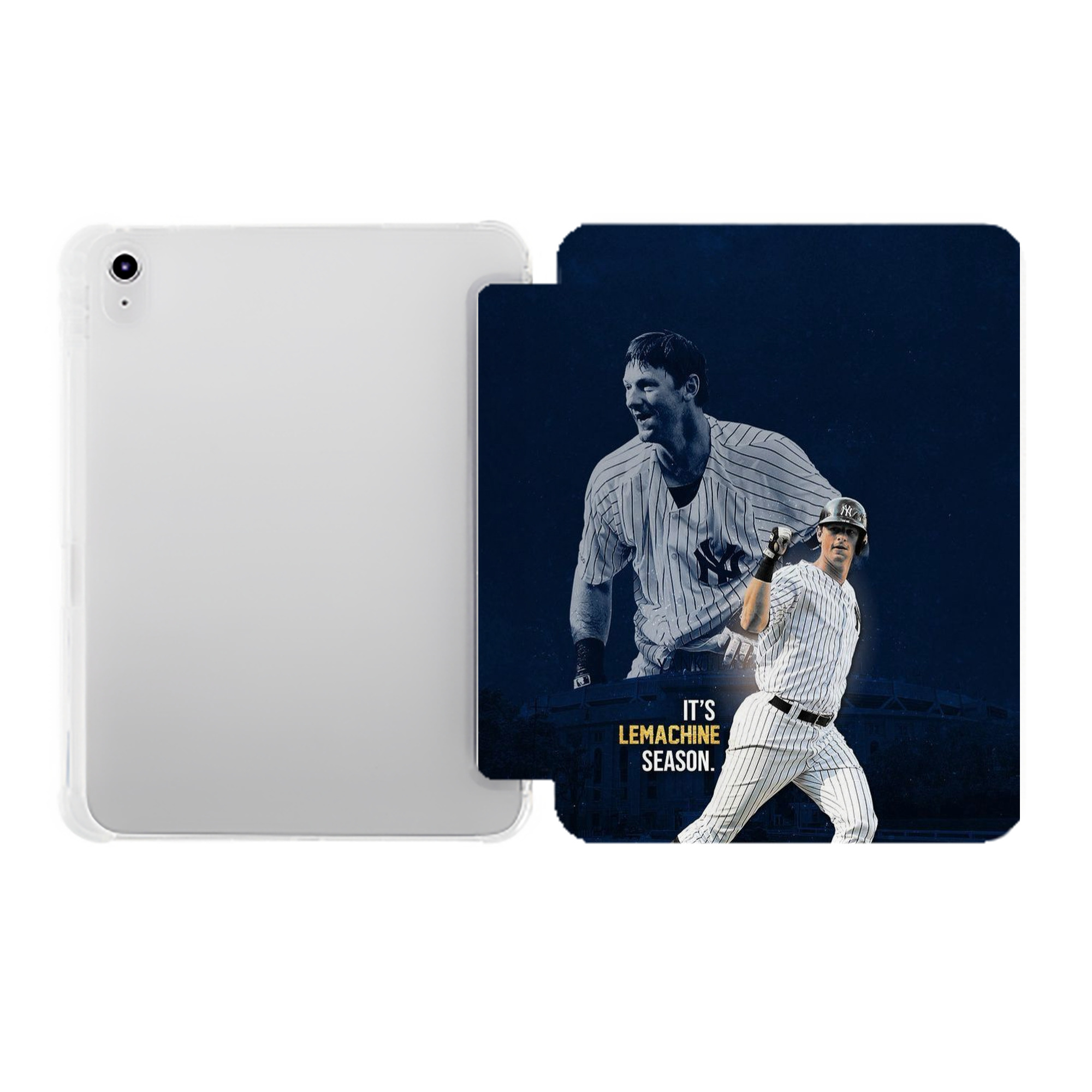 DJ Lemahieu 18 Premium Tri-Fold PU Leather & Silicone IPad Case With Pencil Slot – Fits 9.5,10.5,10.9 – Adjustable Stand, Slim, Protective